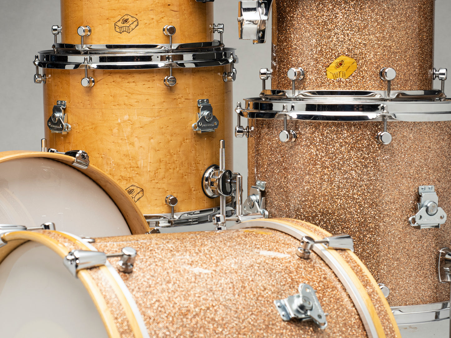 nesting drum set compact drums lightweight drumkit