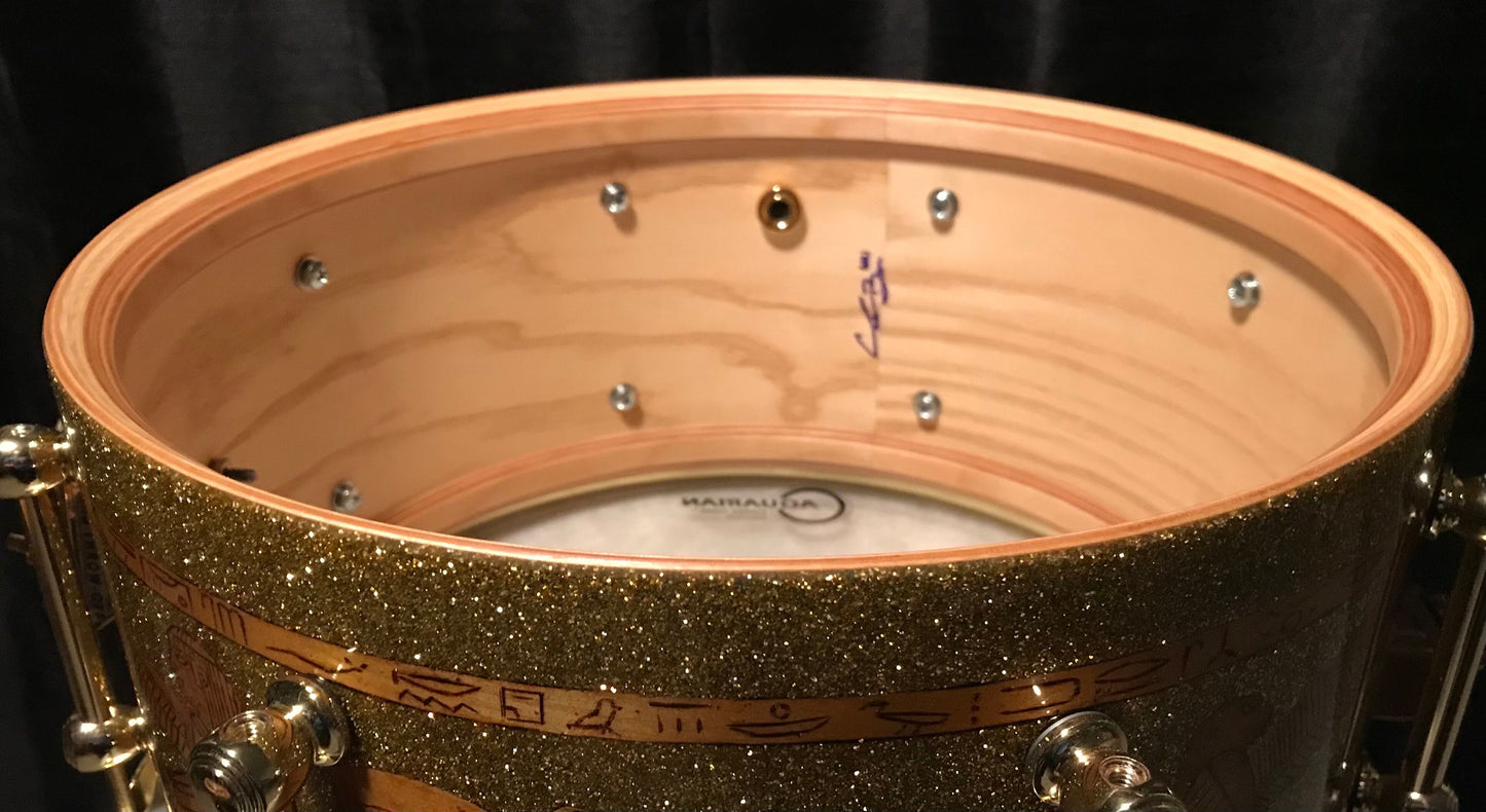 custom snare drum bearing edge