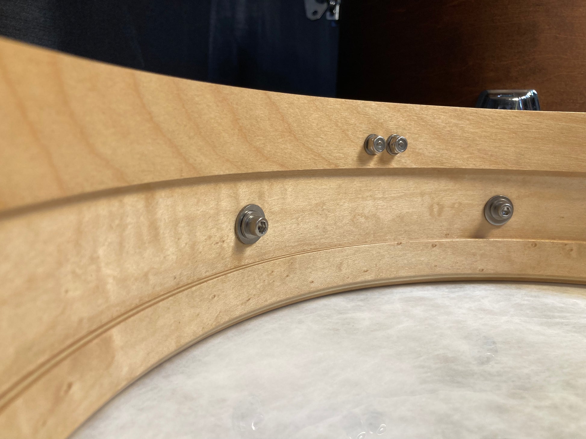 interior view of nesting drums