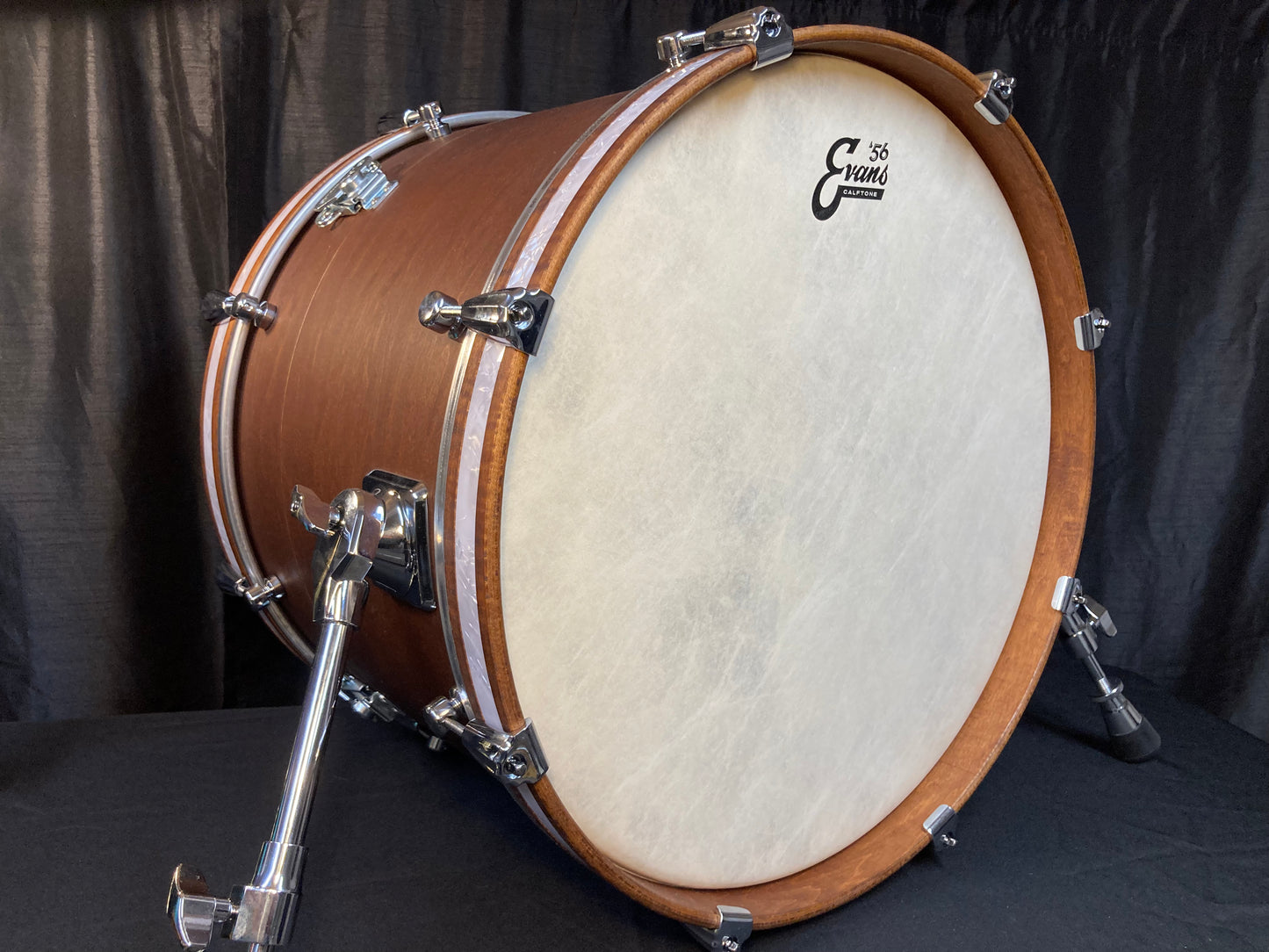 nesting compact bass drum natural finish