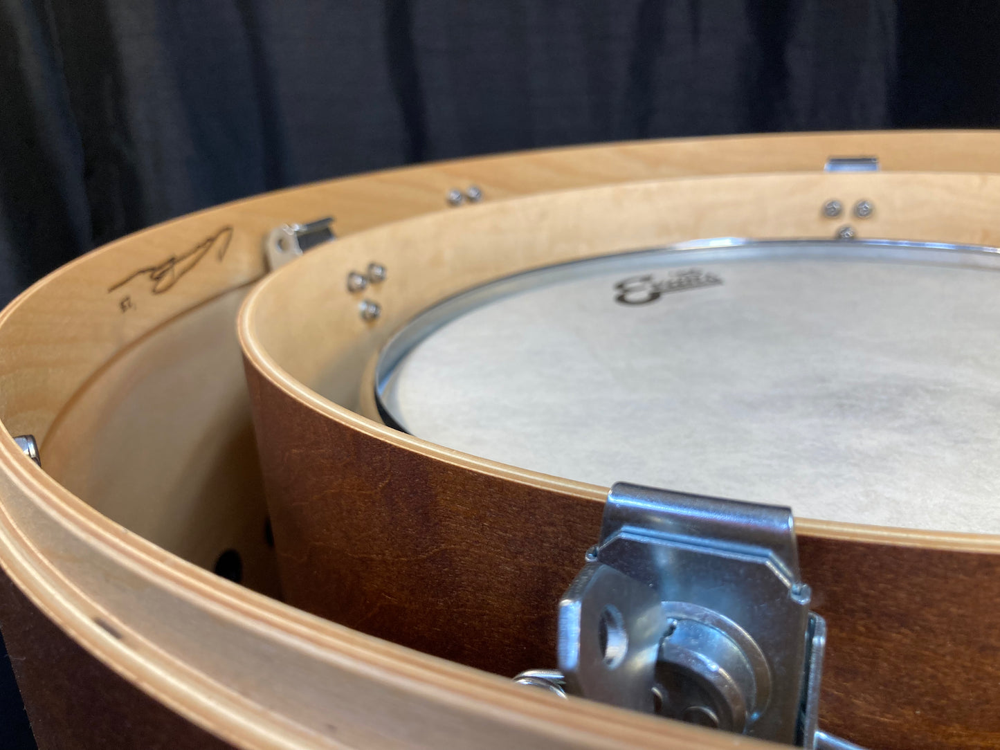 drums nested together for easy transport