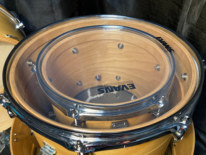 Nesting compact drum set