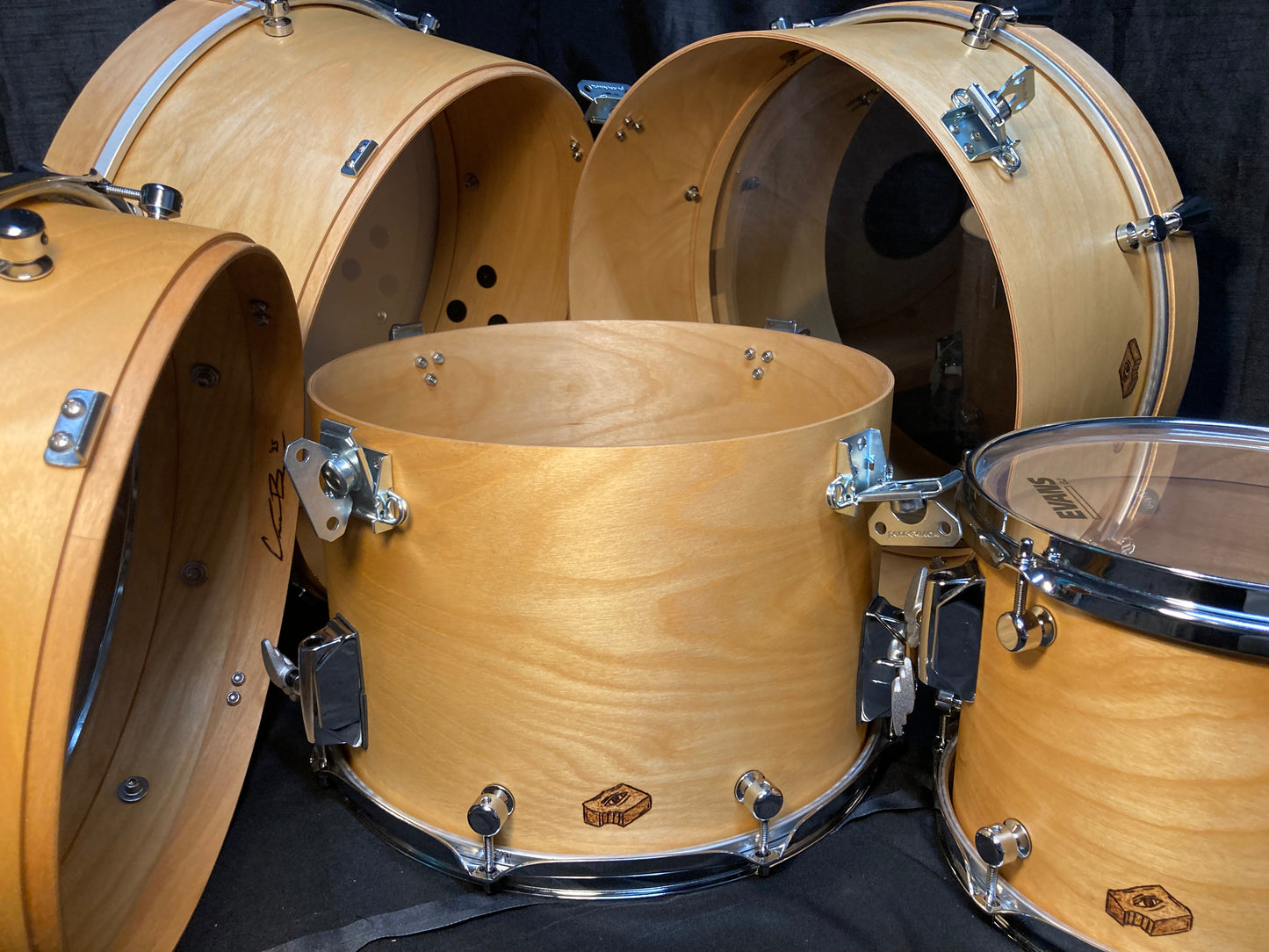 nesting portable travel drum set