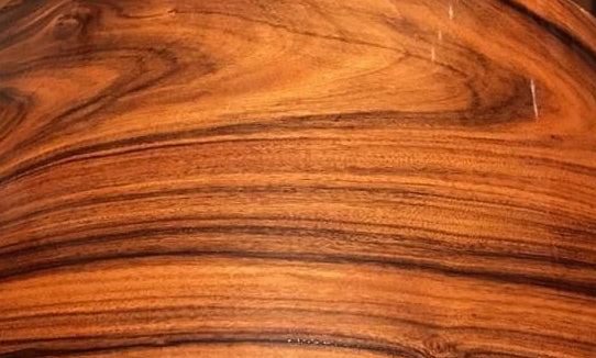 Cherry wood grain on a custom drum