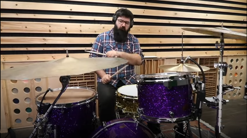 Brownie Nesting Drum Set with 20" Kick Drum | Metal Flake w/Epoxy