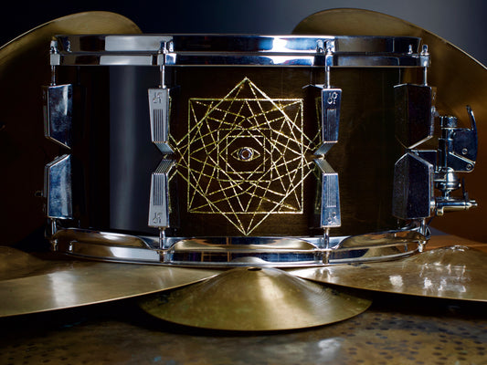 Danny Carey custom snare drum brownie drums