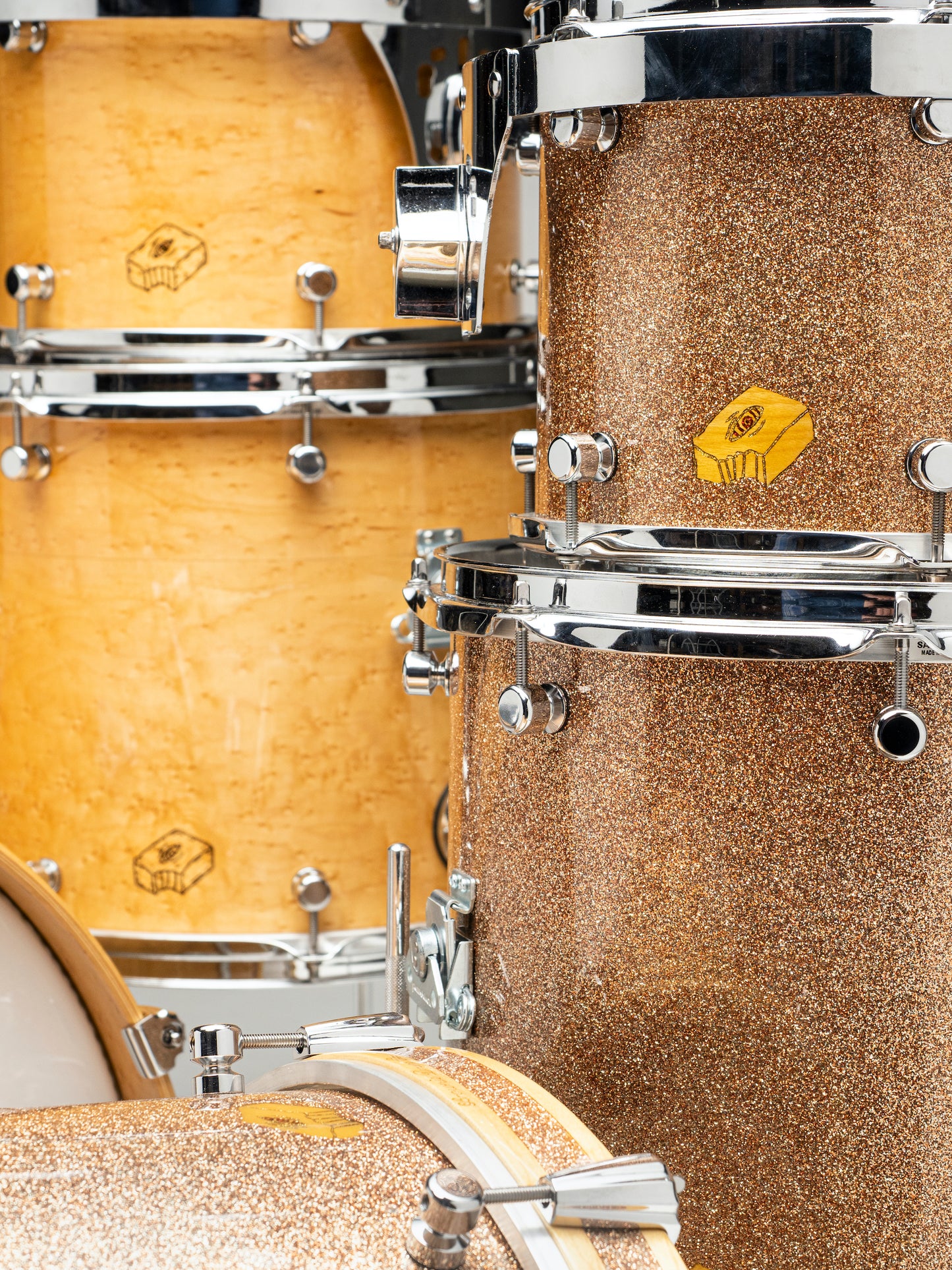 nesting drum set compact drums lightweight 