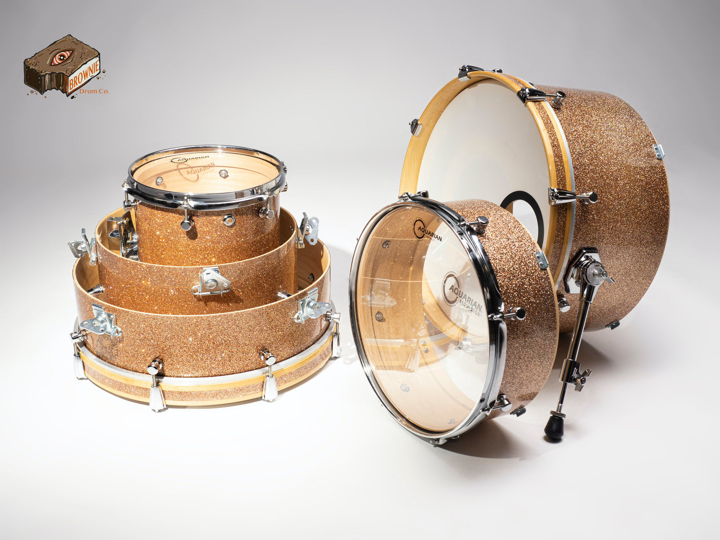 Brownie drums set with 18" kick drum